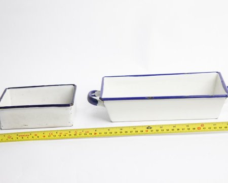 Enamel Dish Rectangular Large  (priced individually)